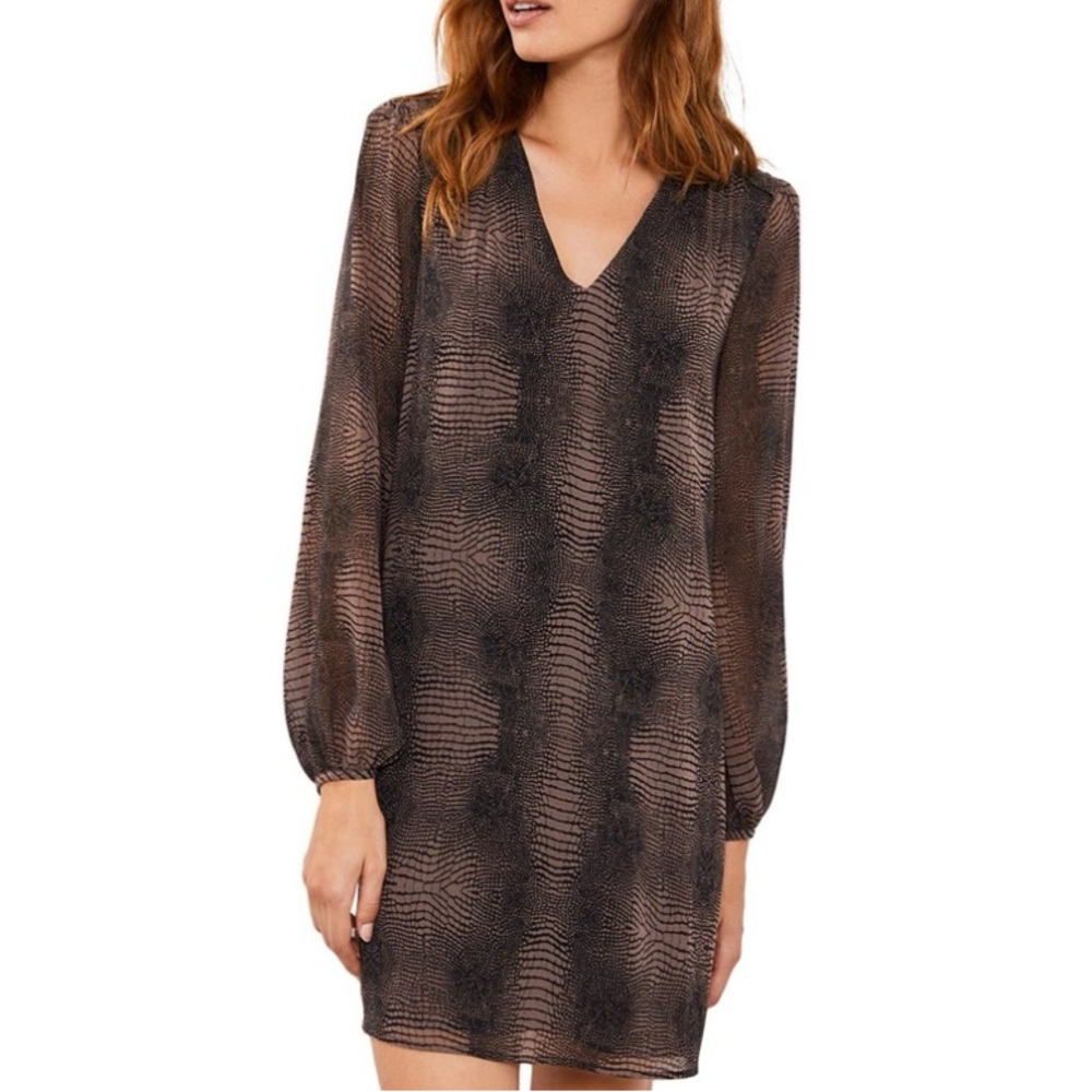 Mint Velvet Crocodile Print Mini Dress Size UK 14/ US 10